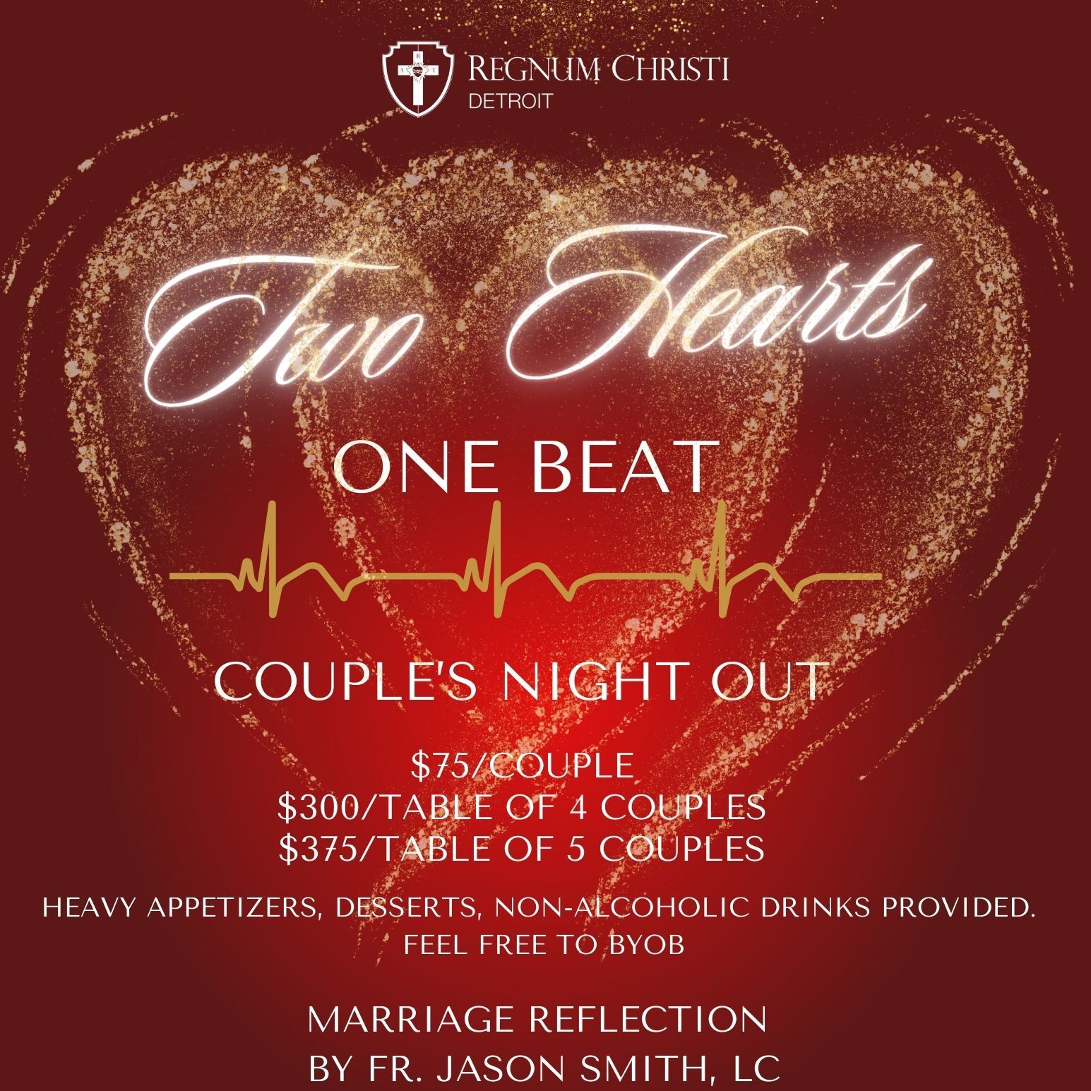 TWO HEARTS, ONE BEAT: COUPLE'S NIGHT OUT FEBRUARY 8, 2025 - logo